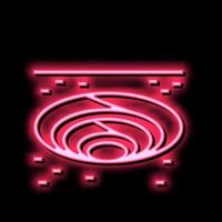 Steinbruch Stein Neon- glühen Symbol Illustration vektor