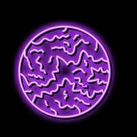 Venus Planet Neon- glühen Symbol Illustration vektor