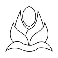 Blume Symbol Illustration Vektor