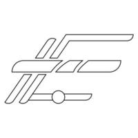 Brief e Symbol Illustration Vektor