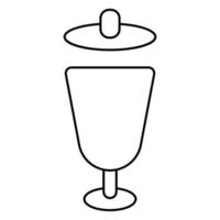 Glas Symbol Illustration Vektor