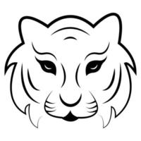 Tiger Symbol Illustration Vektor
