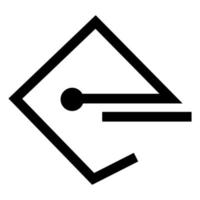 Brief e Symbol Illustration Vektor