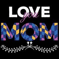 Mama Typografie t Hemd oder Mutter Tag t Hemd vektor