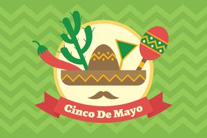 Cinco de Mayo Hintergrund vektor