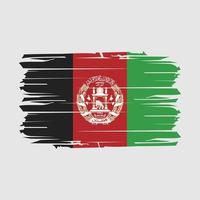 afghanistan flagga borsta vektor
