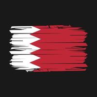 bahrain flagga borsta vektor