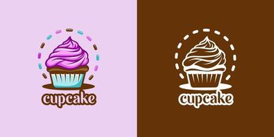 Cupcake-Logo-Vektor vektor