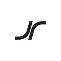 Brief j und r Logo Symbol Vektor. vektor