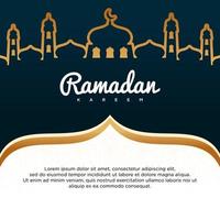 ramadan kareem vektor bakgrund