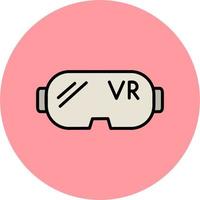 VR-Brille-Vektorsymbol vektor