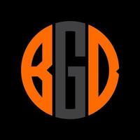 bgd, gbd, B, G, d Briefe abstrakt Logo Monogramm vektor