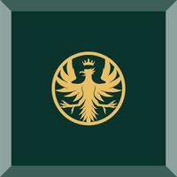 einfach Adler Logo vektor