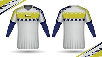 fotboll jersey design för sublimering, sport t skjorta design vektor