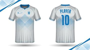 fotboll jersey design för sublimering, sport t skjorta design vektor