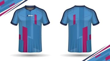 Fußball-Trikot-Design für Sublimation, Sport-T-Shirt-Design vektor