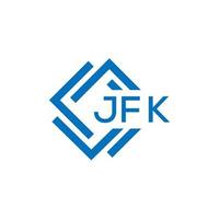 jfk kreativ Kreis Brief Logo Konzept. jfk Brief design.jfk Brief Logo Design auf Weiß Hintergrund. jfk c vektor