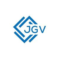 jgv Brief design.jgv Brief Logo Design auf Weiß Hintergrund. jgv kreativ Kreis Brief Logo Konzept. jgv Brief Design. vektor