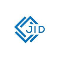 jid brev logotyp design på vit bakgrund. jid kreativ cirkel brev logotyp begrepp. jid brev design. vektor