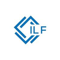 ilf Brief design.ilf Brief Logo Design auf Weiß Hintergrund. ilf kreativ Kreis Brief Logo Konzept. ilf Brief Design. vektor