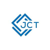 jct brev logotyp design på vit bakgrund. jct kreativ cirkel brev logotyp begrepp. jct brev design. vektor