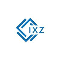 ixz Brief design.ixz Brief Logo Design auf Weiß Hintergrund. ixz kreativ Kreis Brief Logo Konzept. ixz Brief Design. vektor