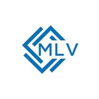 mlv Brief design.mlv Brief Logo Design auf Weiß Hintergrund. mlv kreativ Kreis Brief Logo Konzept. mlv Brief design.mlv Brief Logo Design auf Weiß Hintergrund. mlv c vektor