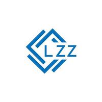lzz brev logotyp design på vit bakgrund. lzz kreativ cirkel brev logotyp begrepp. lzz brev design. vektor