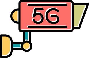 5g cctv Kamera Vektor Symbol