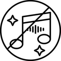 kein Musikvektorsymbol vektor