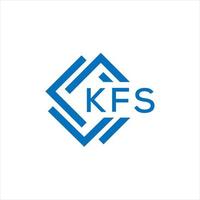 . kfs Brief design.kfs Brief Logo Design auf Weiß Hintergrund. kfs kreativ Kreis Brief Logo Konzept. kfs Brief design.kfs Brief Logo Design auf Weiß Hintergrund. kfs c vektor