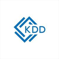 kdd Brief Logo Design auf Weiß Hintergrund. kdd kreativ Kreis Brief Logo Konzept. kdd Brief Design. vektor