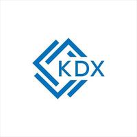kdx Brief Logo Design auf Weiß Hintergrund. kdx kreativ Kreis Brief Logo Konzept. kdx Brief Design. vektor