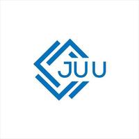 juu brev logotyp design på vit bakgrund. juu kreativ cirkel brev logotyp begrepp. juu brev design. vektor