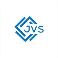 jvs brev logotyp design på vit bakgrund. jvs kreativ cirkel brev logotyp begrepp. jvs brev design. vektor