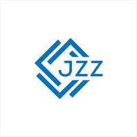 jzz Brief Logo Design auf Weiß Hintergrund. jzz kreativ Kreis Brief Logo Konzept. jzz Brief Design. vektor
