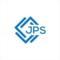 jps brev logotyp design på svart bakgrund. jps kreativ cirkel brev logotyp begrepp. jps brev design. vektor