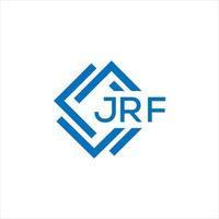 jrf Brief Logo Design auf Weiß Hintergrund. jrf kreativ Kreis Brief Logo Konzept. jrf Brief Design. vektor