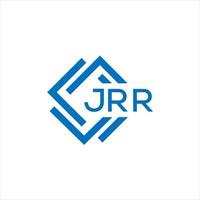 jrr Brief Logo Design auf Weiß Hintergrund. jrr kreativ Kreis Brief Logo Konzept. jrr Brief Design. vektor