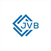 jvb brev logotyp design på vit bakgrund. jvb kreativ cirkel brev logotyp begrepp. jvb brev design. vektor