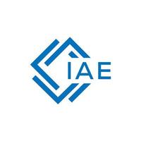 iae brev design.iae brev logotyp design på vit bakgrund. iae kreativ cirkel brev logotyp begrepp. iae brev design. vektor