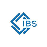 ibs brev logotyp design på vit bakgrund. ibs kreativ cirkel brev logotyp begrepp. ibs brev design. vektor