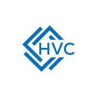 hvc brev logotyp design på vit bakgrund. hvc kreativ cirkel brev logotyp begrepp. hvc brev design. vektor