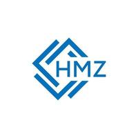 hmz brev logotyp design på vit bakgrund. hmz kreativ cirkel brev logotyp begrepp. hmz brev design. vektor