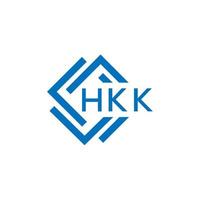 hkk brev logotyp design på vit bakgrund. hkk kreativ cirkel brev logotyp begrepp. hkk brev design. vektor