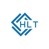 hlt Brief Logo Design auf Weiß Hintergrund. hlt kreativ Kreis Brief Logo Konzept. hlt Brief Design. vektor