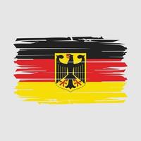 Deutschland-Flagge-Pinsel-Vektor vektor