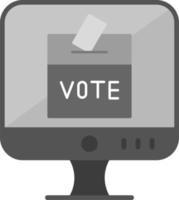 uppkopplad röstning vektor ikon
