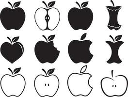 Apfel svg bündeln, Apfel png Apfel Clip Art, Apfel Vektor Apfel Monogramm svg