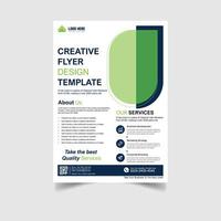 Creative-Marketing-Agentur Corporate Business Company Flyer-Design-Vorlagen vektor